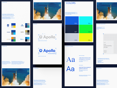 Apollo – visual identity brand brand guidelines brandbook branding colors graphic design layout logo minimal typography