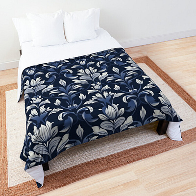 flower seamless pattern3 comforter bright delightful graphic design