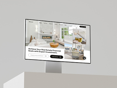 UNetworth Hero Section design hero section landing page real estate wealth4us