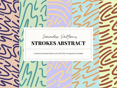 Strokes Abstract Patterns abstract branding cosmetics design cover design design digital design geometry graphic design industrial design magazine design packaging design patterns poster design print design product design seamless pattern strokes textile design webdesign