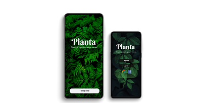 PLANTA app app design figma graphic design illustration ui ux