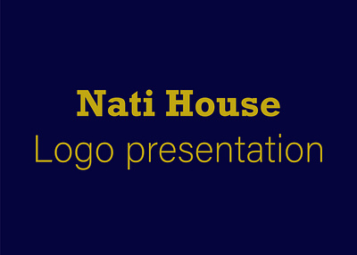 Nati House Logo Design appartment branding design graphic design house logo nati nati house real state typography vector