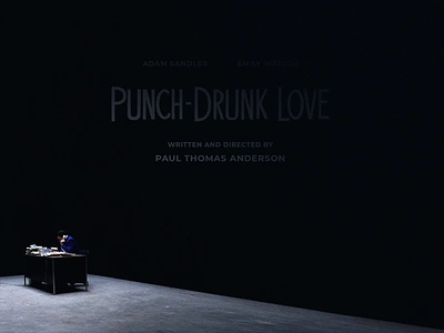 Paul Thomas Anderson’s ‘Punch-Drunk Love’ adam sandler key art movie poster movie posters paul thomas anderson poster poster design poster designer posters punch drunk love