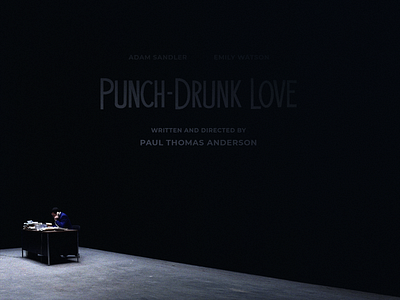 Paul Thomas Anderson’s ‘Punch-Drunk Love’ adam sandler key art movie poster movie posters paul thomas anderson poster poster design poster designer posters punch drunk love