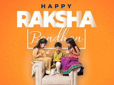 Raksha Bandhan design graphic design illustration typography vector