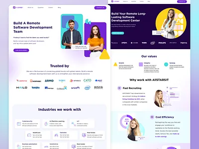 Software Development UI/UX Website Design design landing page product design ui ux web design website