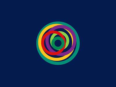 Vertigo logo. app branding circle color design graphic design logo logotype vector vertigo
