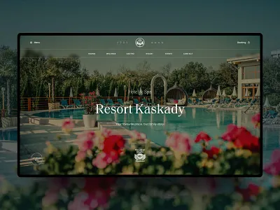 Hotel & Spa Resort Kaskady - Wellness & Restaurant Web Site business care design destination events hospitality hotel housekeeping interactions interactive landing page pool relax resort restaurant spa travel webflow website wellness