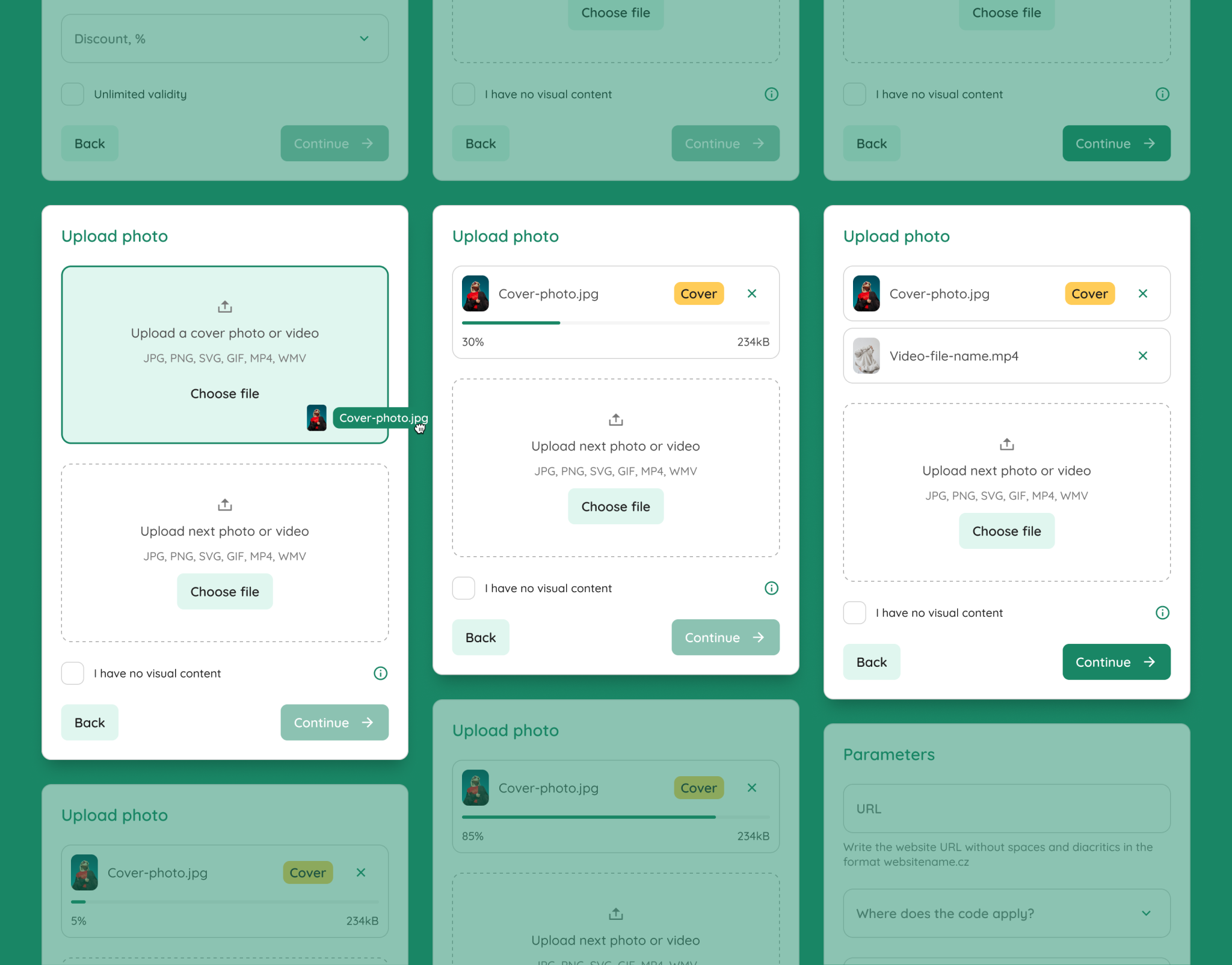 File upload file upload graphic design ui design ux design web design website design