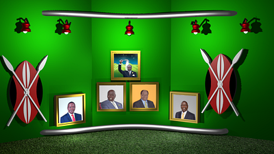 Presidents of Kenya hall of fame Illustrations 3d design graphic design illustration vector