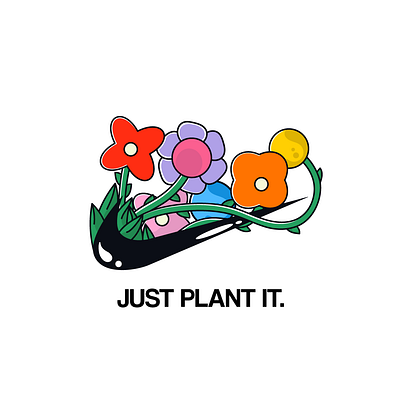 JUST PLANT IT. adobe adobe illustrator brand branding creative design graphic design illustration illustrator logo