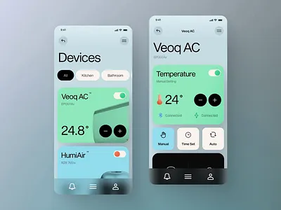 IoT Smart Devices App animation app application colors design designconcept devices iot minimalist mobile mobile app simple ui user exprience user interface ux web design