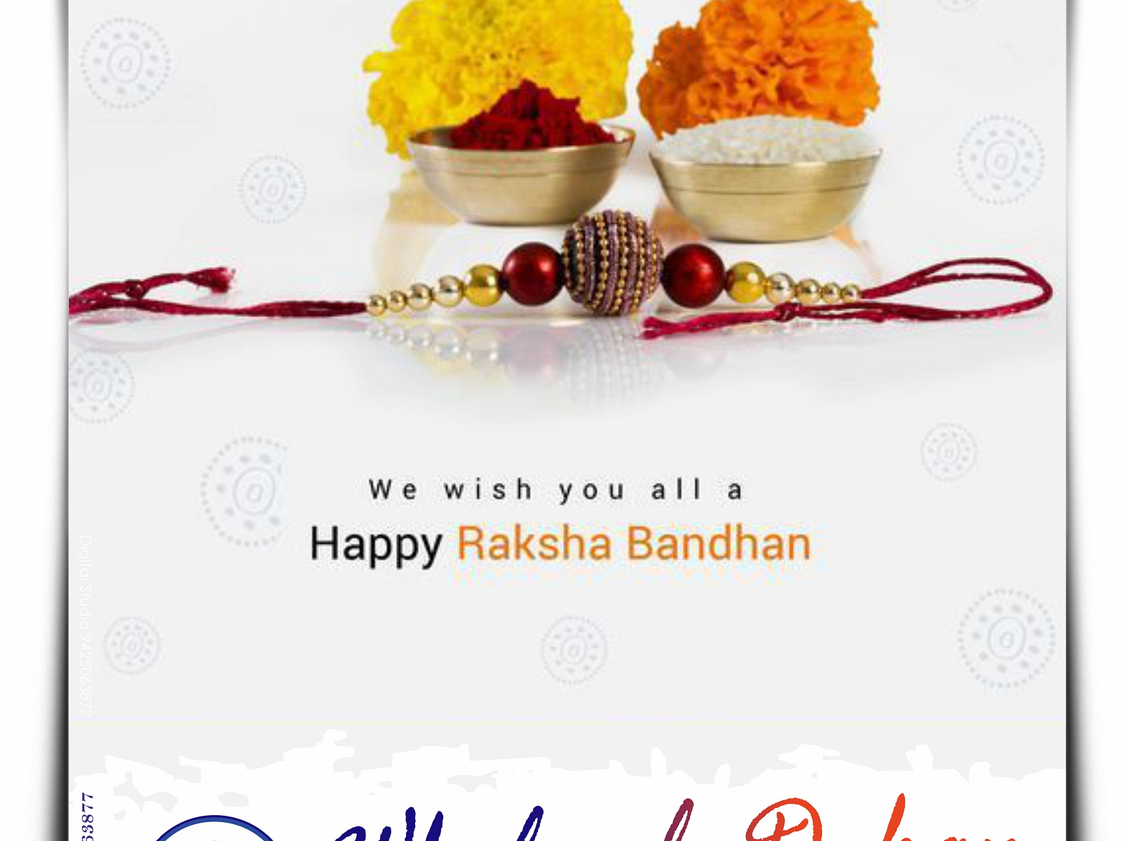 Rakshabandhan flyer poster banner template post by Tushar Patil on Dribbble