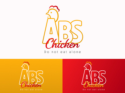 ABS Chicken Logo Design abslogo branding chickenlogo design figma graphic design logo logodesign motion graphics photoshop