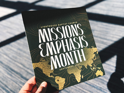 Missions Emphasis Bulletin branding bulletin christ church design gospel jesus missions