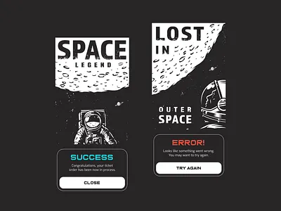 Flash Messages | DailyUI 011 app app design dailyui011 dailyuichallenge design error errormessage flash flashmessage illustration message minimal mobile app space success success message ui ui design user interface ux