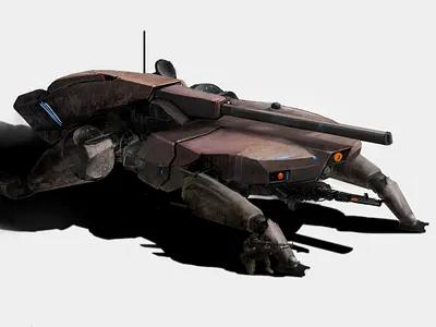 Mecha "A.R.T. Titan" concept art v2 3d cg character concept art concept design design futurism gamedev graphic design illustration mecha sci fi