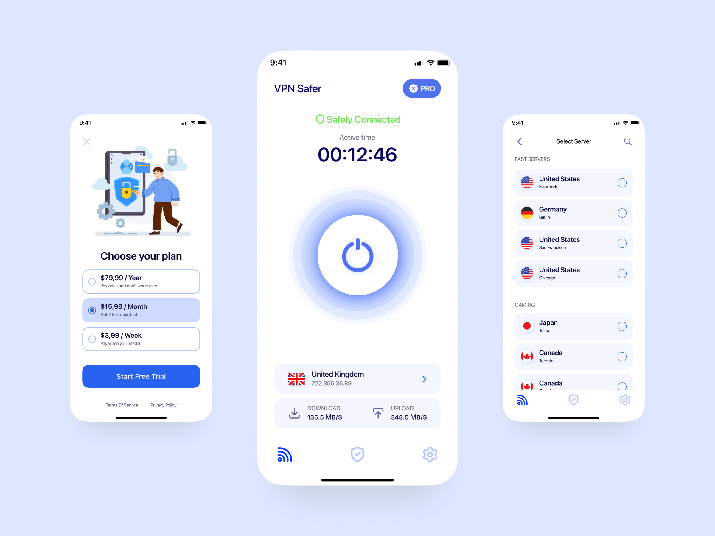 VPN APP appdesign appscreens design illustration ios mobile mobiledesign ui uxui vpn