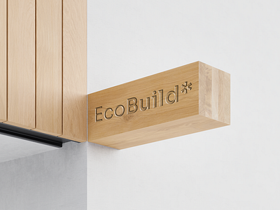 EcoBuild - Brand Design branding design graphic design illustration logo vector