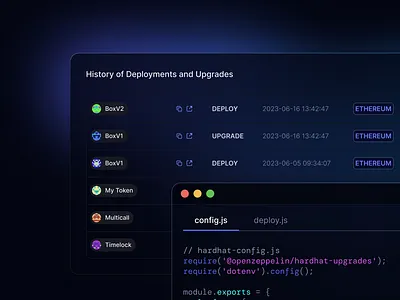 Taking care of the Shadows and Lights 🔦 code colors crypto dark theme glow gradients landing page ui web3 website design