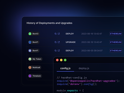 Taking care of the Shadows and Lights 🔦 code colors crypto dark theme glow gradients landing page ui web3 website design