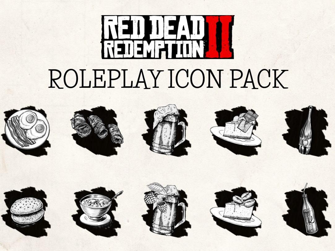 ROLEPLAY] RED DEAD REDEMPTION II : ICON PACK by PHEll on Dribbble