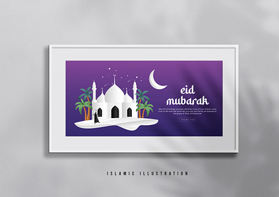 Islamic Background design eid background mosque banner
