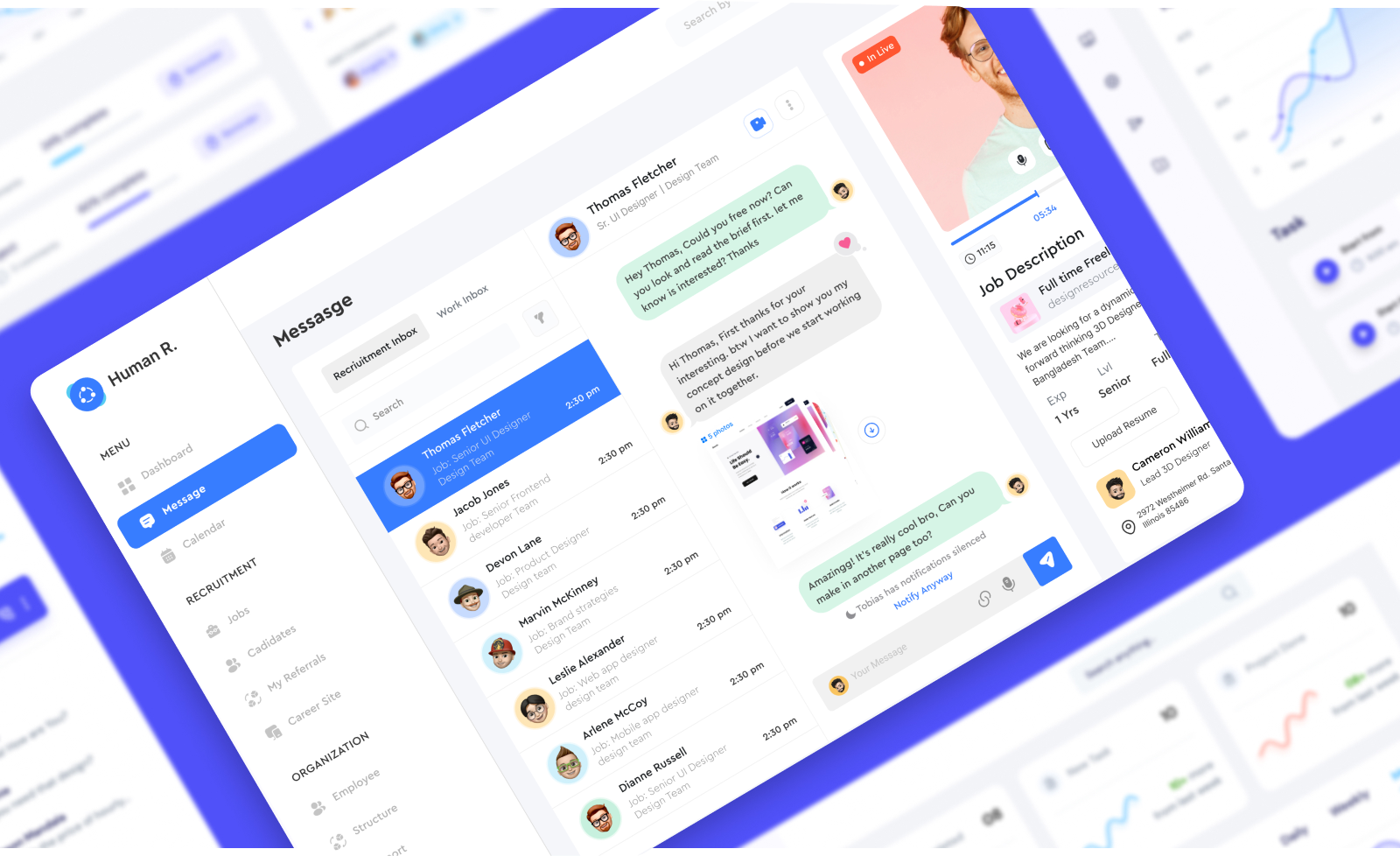 Direct Messaging UI securemessaging