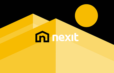 Nexit Real Estate - Brand identity brand identity graphic design logo design real estate