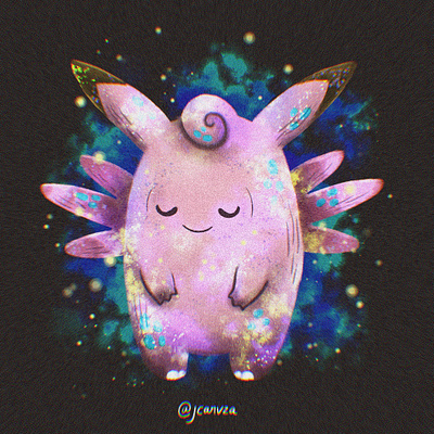 Clefable Pokemon clefable fanart illustration pokemon procreate