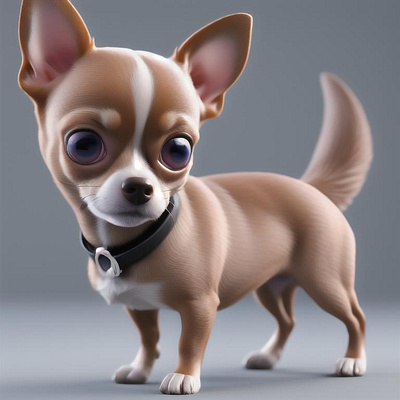 Cute dog 3d 3d film animation dog film illustration