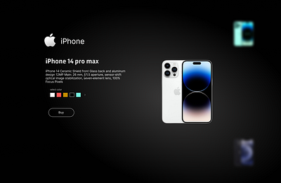 iPhone order page design branding graphic design ui