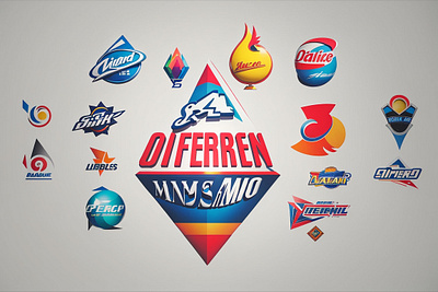 Diferen app branding design graphic design illustration logo typography