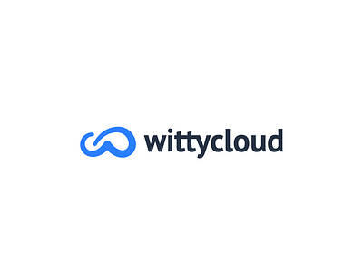 Logo design -wittycloud- animation app blue brand branding design graphic design logo logo anmiation logo design marketing minimal minimal logo monogram simple swoosh w