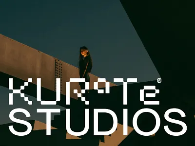 Kurate Studios - Wordmark branding gaming logo logo designer logomark pixel pixel logo studio typography web 3