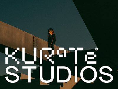 Kurate Studios - Wordmark branding gaming logo logo designer logomark pixel pixel logo studio typography web 3