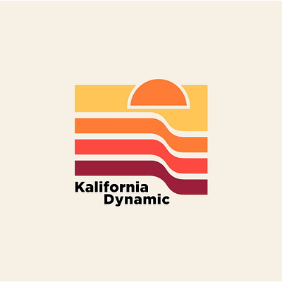 Kalifornia Dynamic logo design branding illustration logo