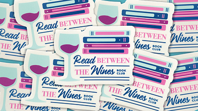 Book Club Graphic graphic design illustration sticker design vector