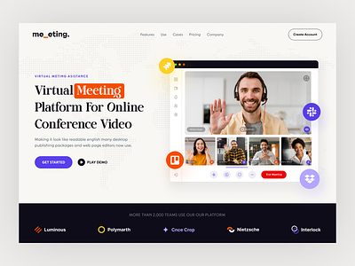 meeting-Video Call Platform Website. awe meeting video call video conference web webdesign website