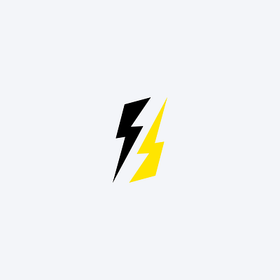 ZZ Power electricity letter z negative space logo number 2 power zz