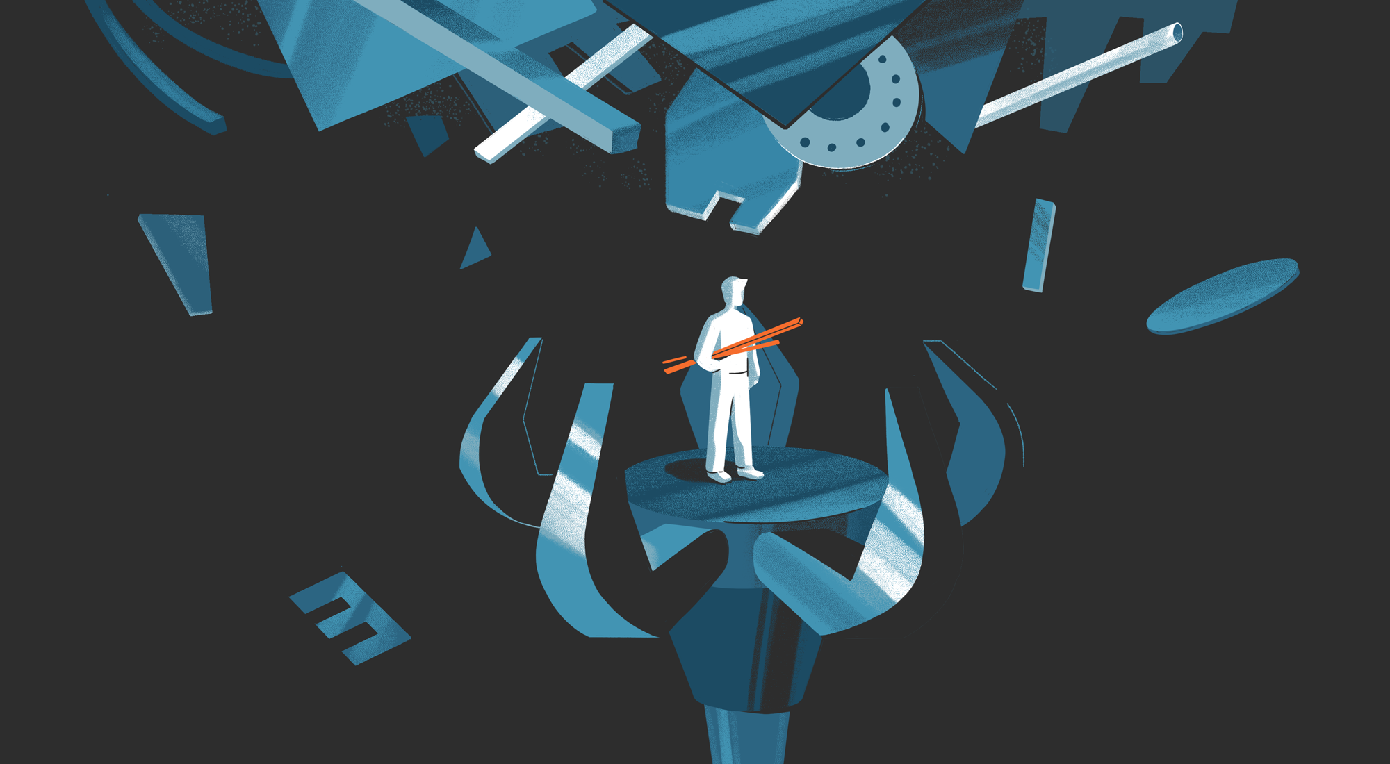 Metal Wasteland adobe photoshop character editorial illustration illustration kid metal