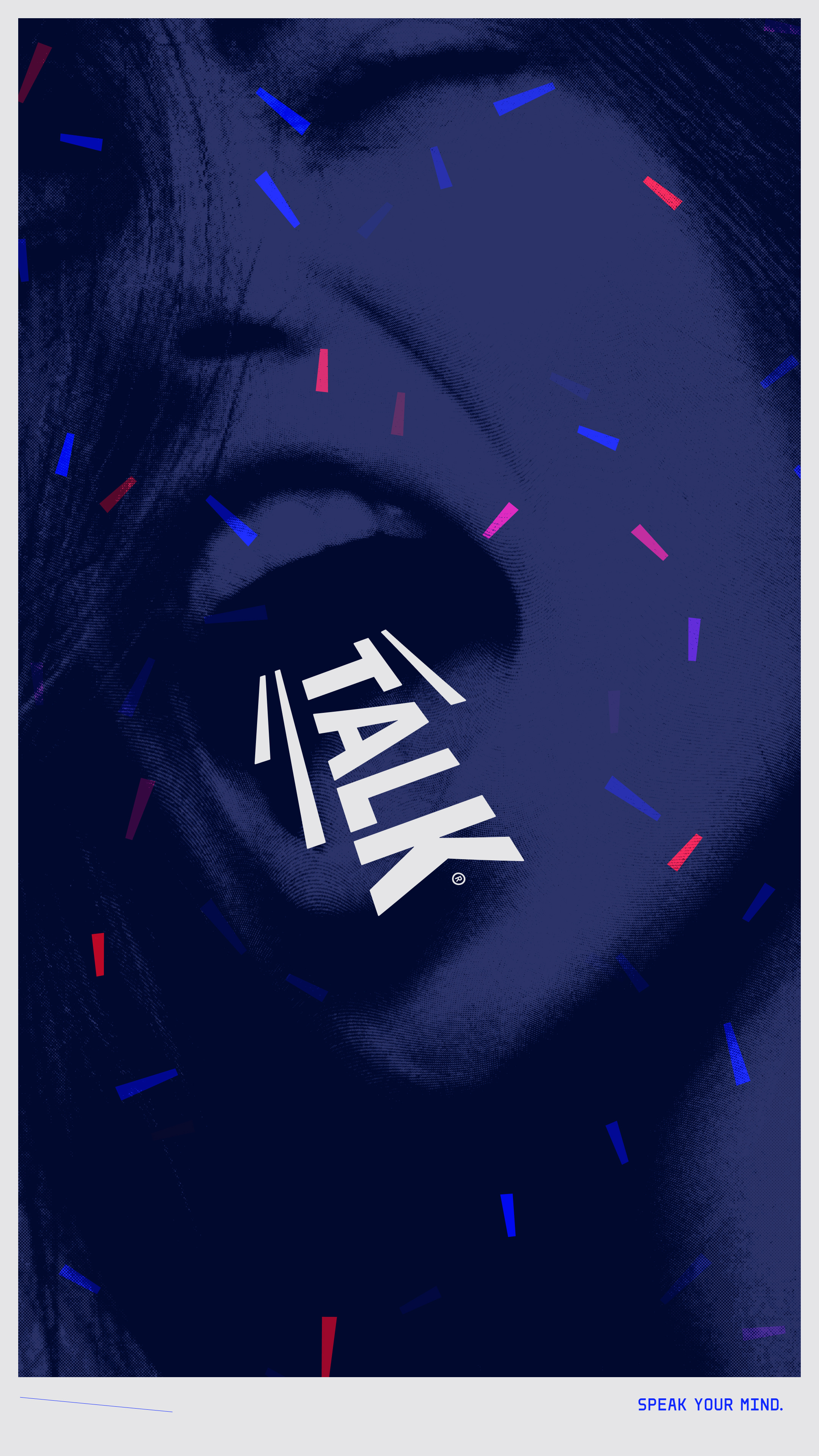 Talk® App. branding graphic design illustration logo