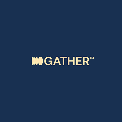 Gather. Logo and brand identity brand identity branding gather geometric logo graphic design logo minimal logo