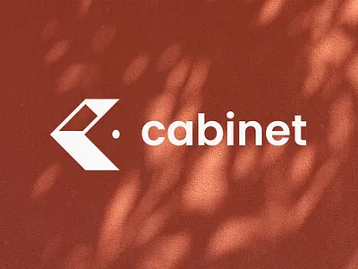 Cabinet brand branding cabinet clean clever graphic design icon logo modern negative negative space sladoje