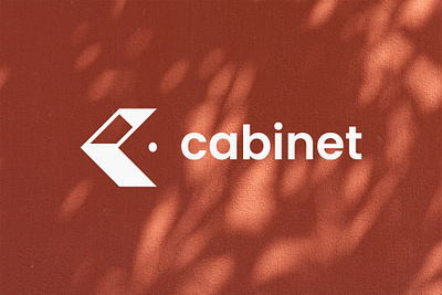 Cabinet brand branding cabinet clean clever graphic design icon logo modern negative negative space sladoje