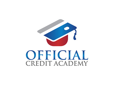 OFFICIAL CREDIT ACADEMY LOGO accounting logo animation app icon branding consulting logo credit repair logo design financial logo graphic design graphic designer illustration logo minimal minimalist logo munnu munnu miah typography usiness logo web website