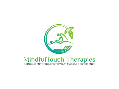 Mindful Touch Therapies Logo accounting logo animation branding business logo consulting logo credit repair logo design financial logo graphic design graphic designer illustration logo logo design minimal minimalist logo munnu miah pp icon typography web website