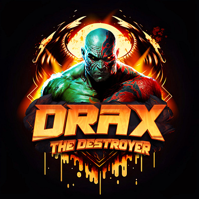 DRAX 3d 3d character branding graphic design logo motion graphics video editing