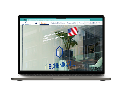 TIB Chemicals Home Page (Mockup), Figma apple europe germany houston logo mockup usa userexperience userinterface vector window