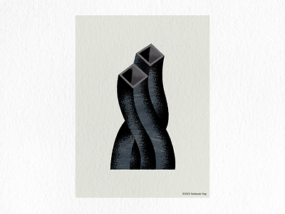 Vase graphic design illustration